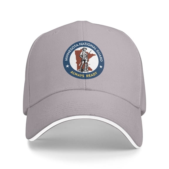 Minnesota National Guard Unisex Sandwich Cap Classic Baseball Capunisex Adjustable Casquette Dad Hat