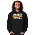thumbnail image 1 of Minnesota Nice Funny State Slogan MN Hoodie Sweatshirt Women Men Brisco Brands M, 1 of 6