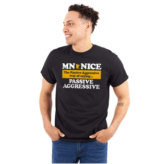 Minnesota Nice Funny State Slogan MN Men's Graphic T Shirt Tees Brisco Brands X