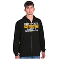 thumbnail image 1 of Minnesota Nice Funny State Slogan MN Zip Up Hoodie Men's Women's Brisco Brands X, 1 of 6