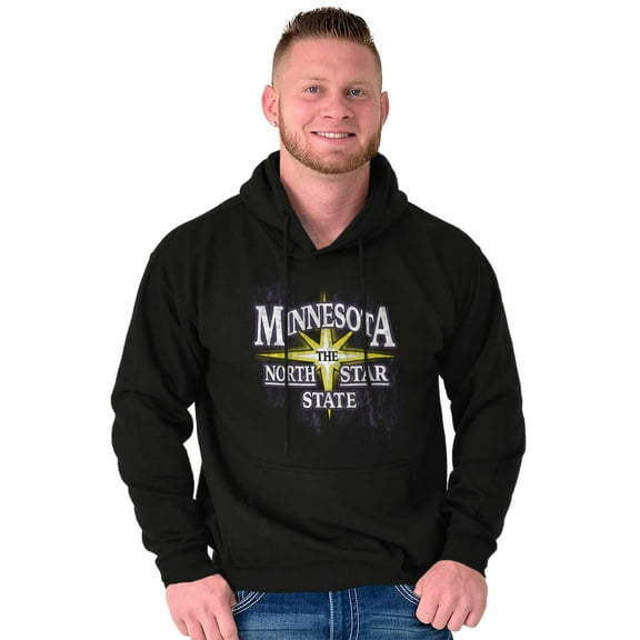Minnesota North Star State MN Pride Hoodie Sweatshirt Women Men Brisco Brands L