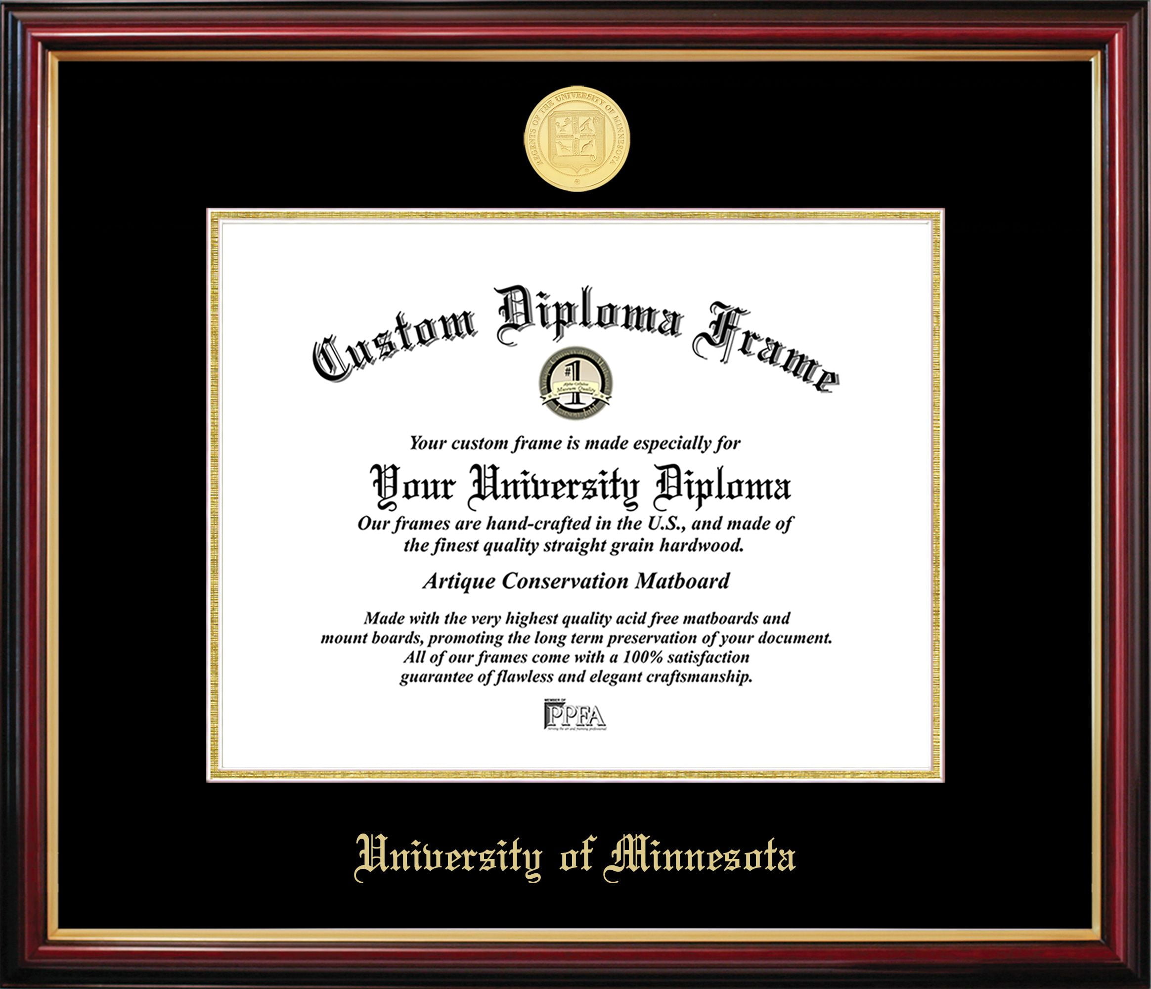 Minnesota Petite Diploma Frame