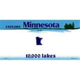 thumbnail image 1 of Minnesota State Background Blanks Flat- Automotive License Plates Blanks for Customizing, 1 of 1