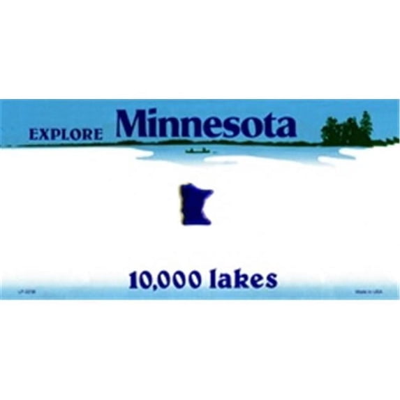 Minnesota State Background Blanks Flat- Automotive License Plates Blanks for Customizing