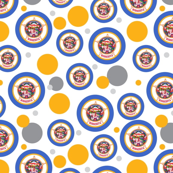 Minnesota State Flag Premium Gift Wrap Wrapping Paper Roll