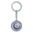 thumbnail image 1 of Minnesota State Flag Spinning Circle Metal Keychain, 1 of 1