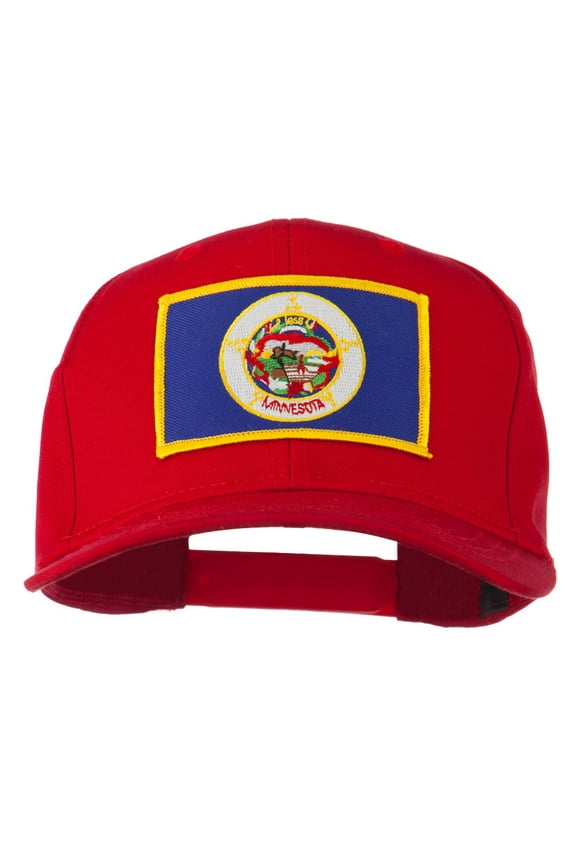 Minnesota State High Profile Patch Cap - Red OSFM