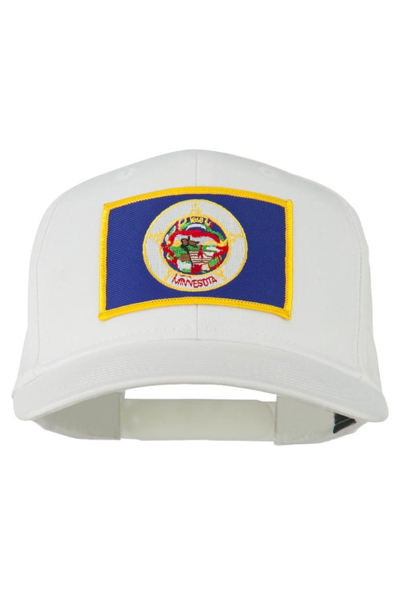 Minnesota State High Profile Patch Cap - White OSFM