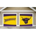 thumbnail image 1 of Minnesota State Mavericks 7' x 8' 2-Piece Logo Split Garage Door Decor, 1 of 4
