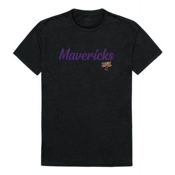 Minnesota State University Mankato Script T-Shirt, Black - 2XL