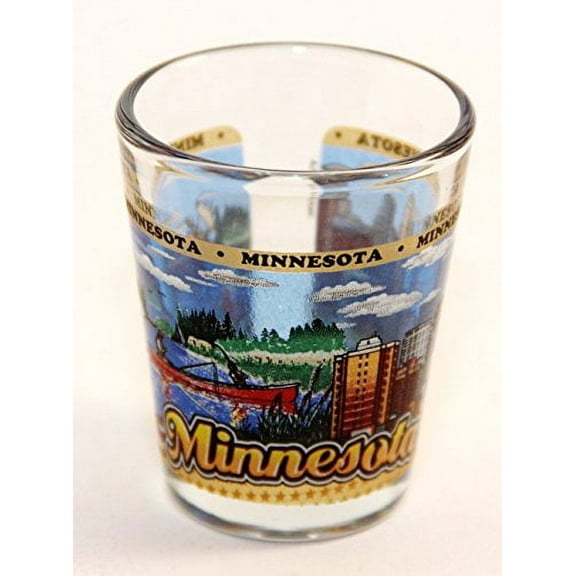 Minnesota State Wraparound Shot Glass