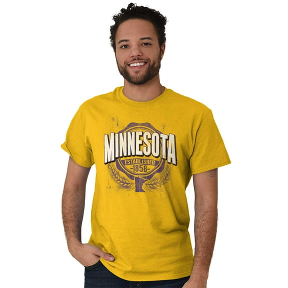 Minnesota Student Campus Pride MN Plus Size Crewneck Graphic Tee Shirt Brisco Brands 3X