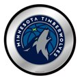 thumbnail image 1 of Minnesota Timberwolves 17.5" Modern Disc Mirrored Wall Sign, 1 of 5