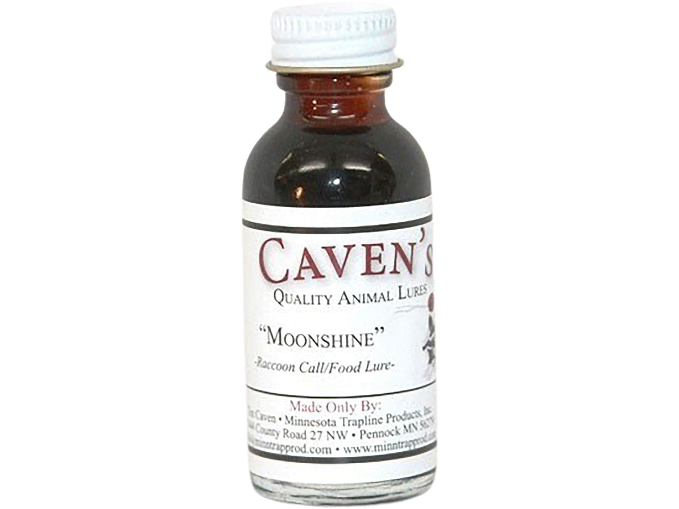 Cavens Moonshine Raccoon Lure - 4 Oz Jar, Long-Lasting Blend For Trapping