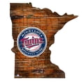 thumbnail image 1 of Minnesota Twins 12'' Road Map State Cutout Sign, 1 of 1