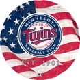 thumbnail image 1 of Minnesota Twins 12" Team Color Flag Sign, 1 of 1