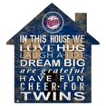 thumbnail image 1 of Minnesota Twins 12'' Team House Sign, 1 of 1