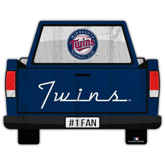 Minnesota Twins 12'' x 12'' Truck Back D-cor