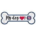 thumbnail image 1 of Minnesota Twins 6" x 12" Team Dog Bone Sign, 1 of 1