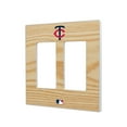 thumbnail image 1 of Minnesota Twins Baseball Bat Design Double Rocker Light Switch Plate, 1 of 4