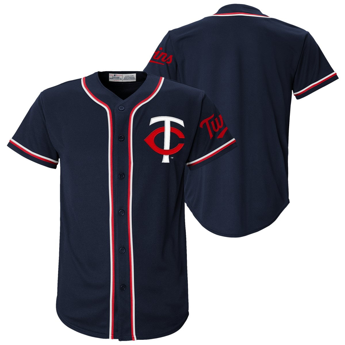 MLB Minnesota Twins Youth Primary Color Synthetic Jersey