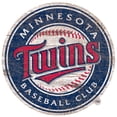 thumbnail image 1 of Minnesota Twins Distressed Logo Cutout Sign, 1 of 1
