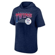 Minnesota Twins MLB Bingeworthy Men's Biblend Hooded Short Sleeve Top