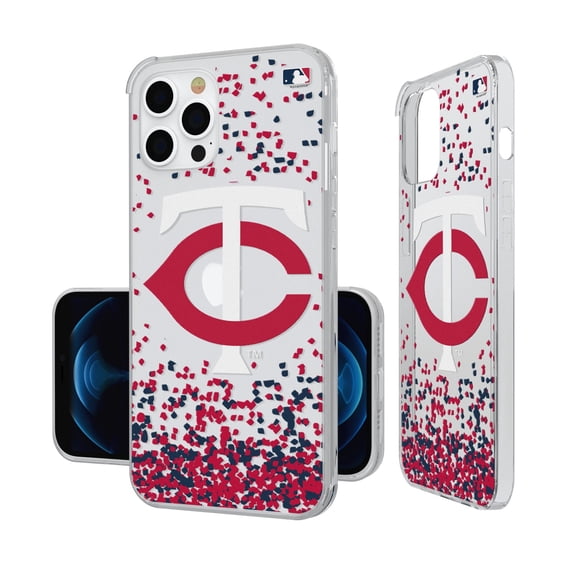 Minnesota Twins iPhone Confetti Design Clear Case