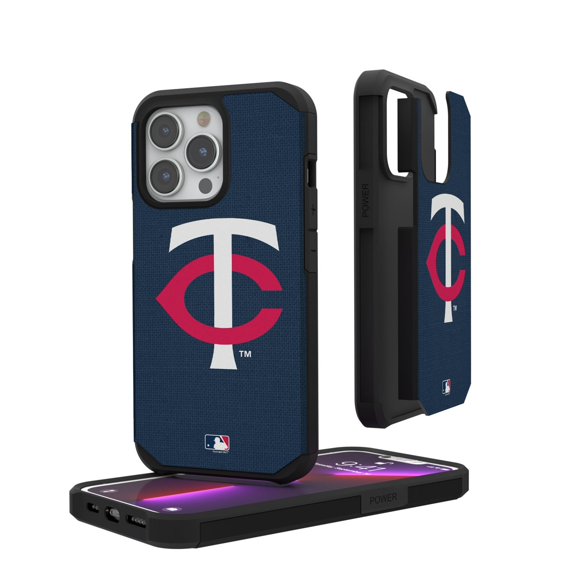 Minnesota Twins iPhone Solid Design Rugged Case