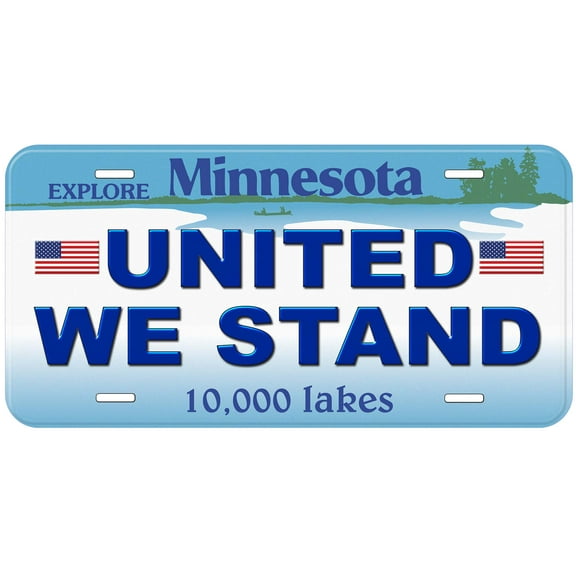 Minnesota United We Stand Novelty Car Auto License Plate