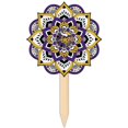 thumbnail image 1 of Minnesota Vikings 18'' x 12'' Mandala Yard Stake, 1 of 1