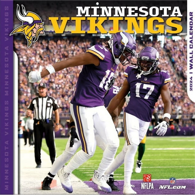 Minnesota Vikings 2024 12x12 Team Wall Calendar (Other)