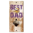 thumbnail image 1 of Minnesota Vikings 5'' x 12'' Best Dad Bottle Opener, 1 of 1