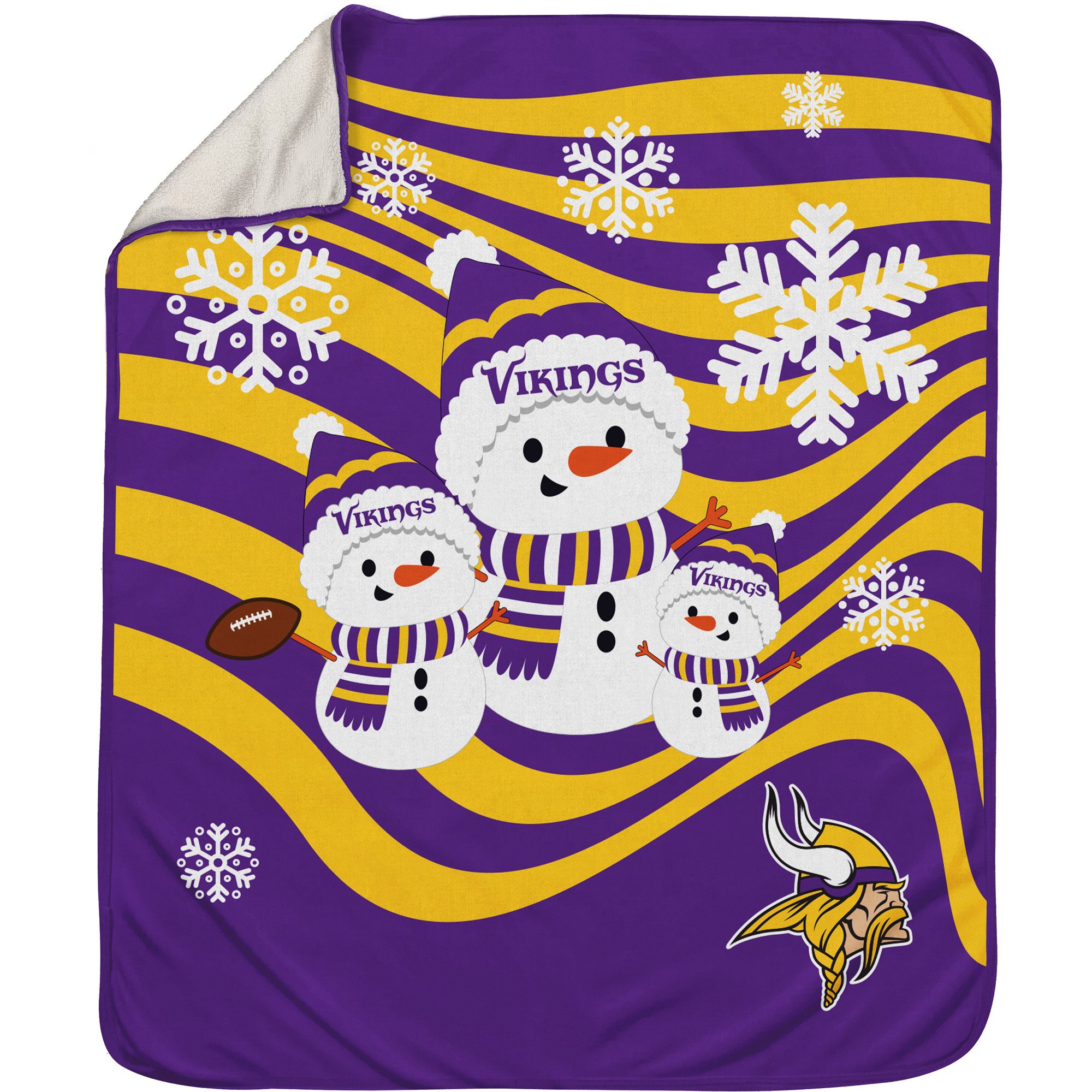 Minnesota Vikings Sherpa Slide