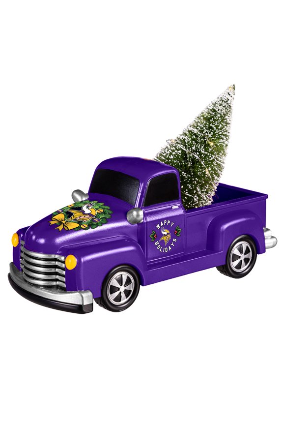 Minnesota Vikings 9" Holiday Rally Truck LED Statue