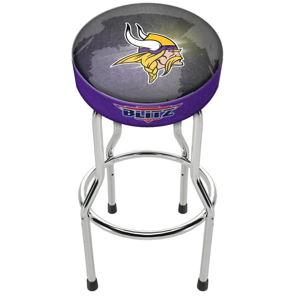 Minnesota Vikings Adjustable NFL Blitz Team Pub Stool, Arcade1Up