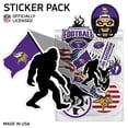 thumbnail image 1 of Minnesota Vikings Assorted Sticker Pack, 1 of 1