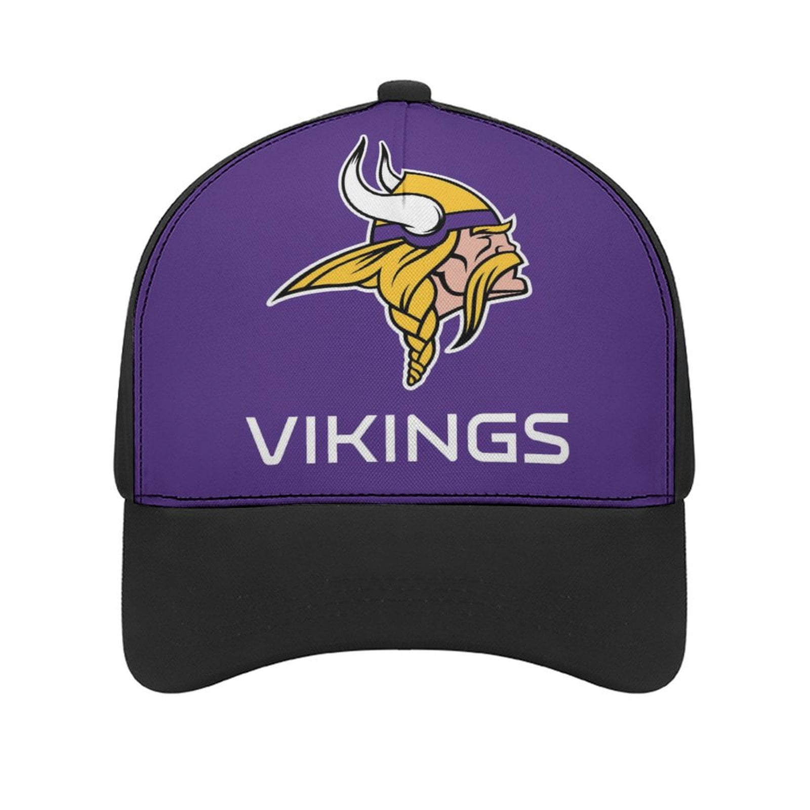 Minnesota_Vikings Baseball Caps, Adjustable Snapback Hat for Running