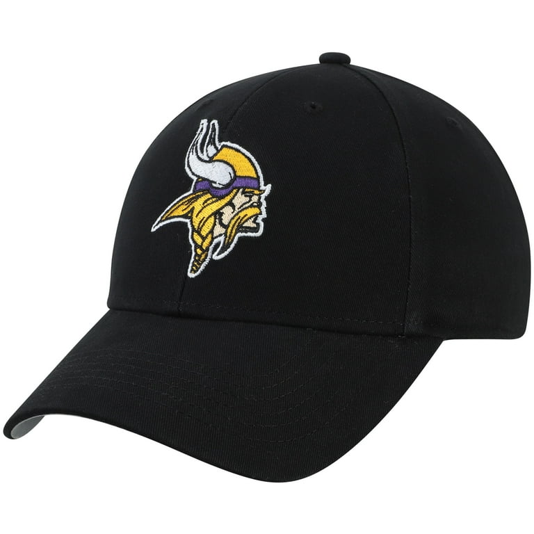 Minnesota Vikings Basic Alternate Adjustable Hat Black OSFA Walmart