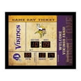 thumbnail image 1 of Minnesota Vikings Clock 14x19 Scoreboard Bluetooth, 1 of 7