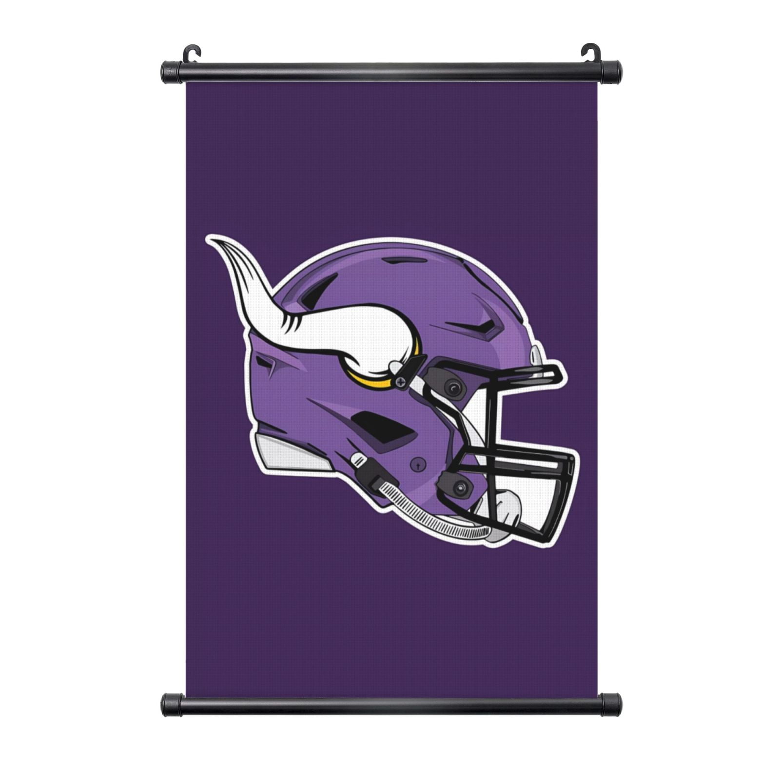 Vikings Football Football Team Custom Pvc Black Axis Hanging Painting