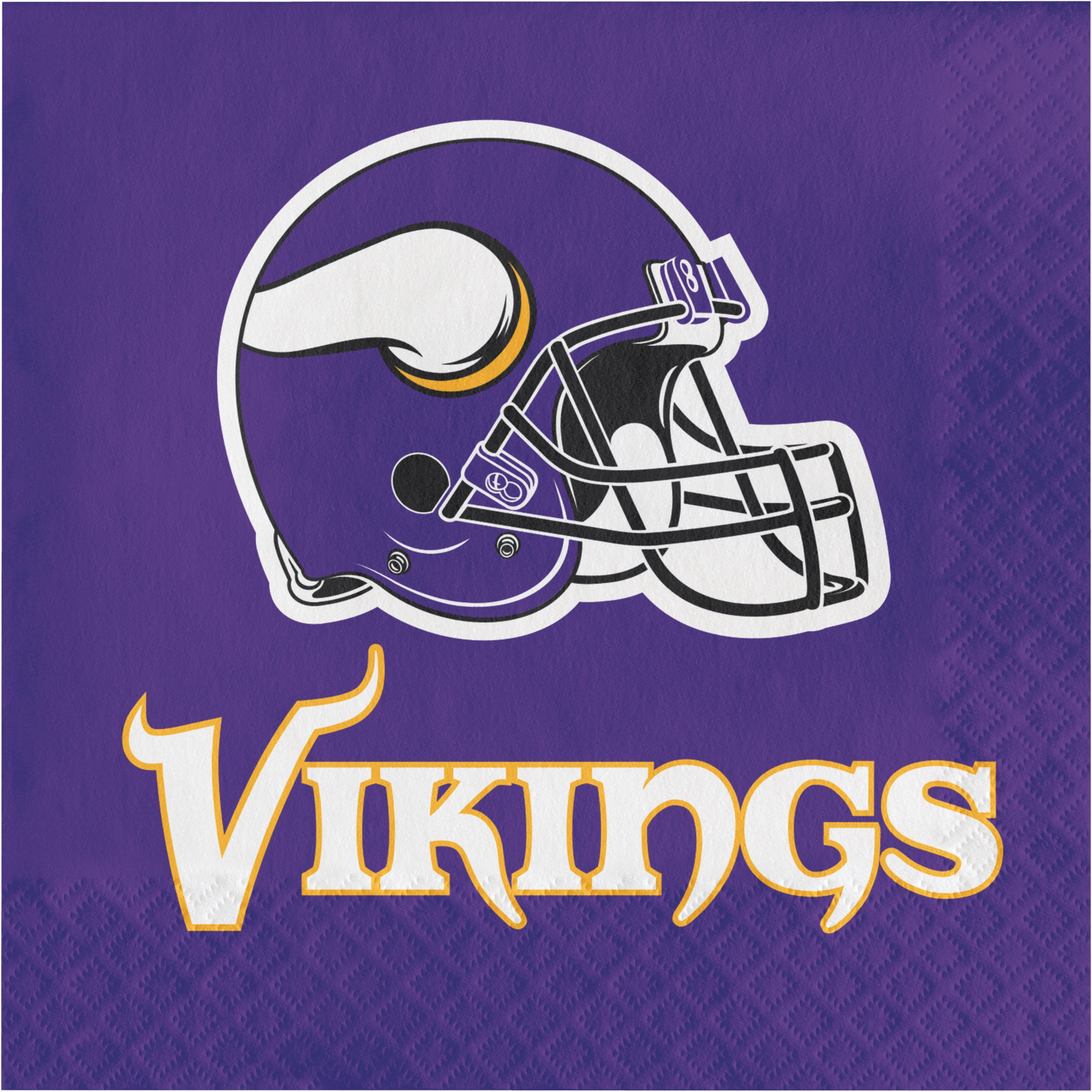 Minnesota Vikings Paper Napkins 48 Count for 24 Guests