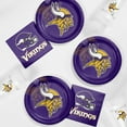 thumbnail image 1 of Minnesota Vikings Party Supplies Tailgating Kit, Serves 8 Guests, 1 of 4