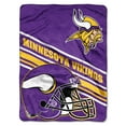 thumbnail image 1 of Minnesota Vikings The Northwest Group 60'' x 80'' Slant Raschel Throw Blanket, 1 of 4