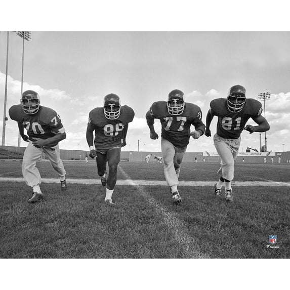 Minnesota Vikings Unsigned Purple People Eaters Action Photograph