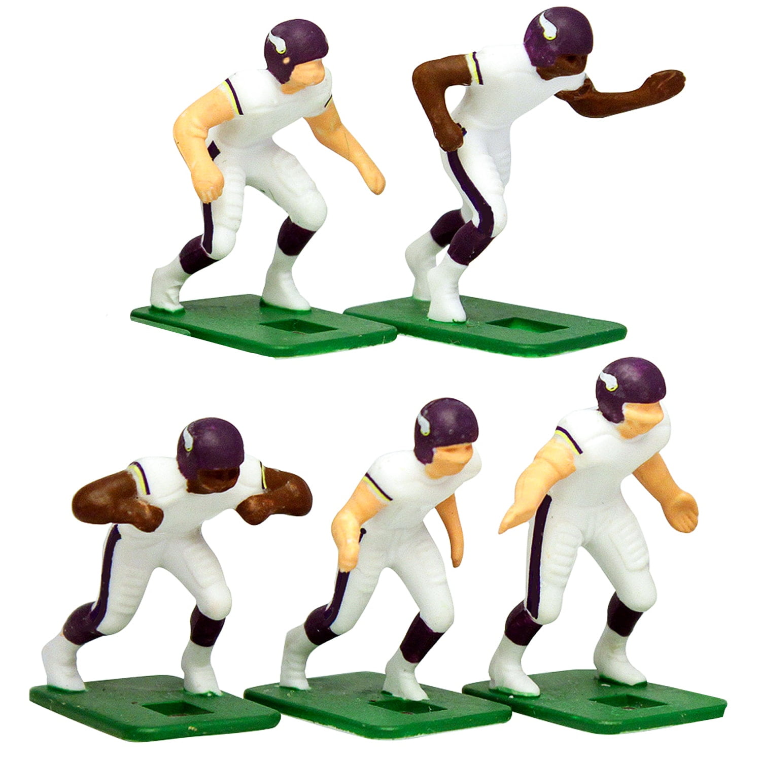 Minnesota Vikings White Uniform Action Figures Set