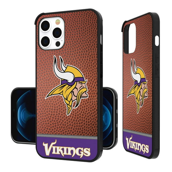 Minnesota Vikings iPhone Bump Case with Football Design