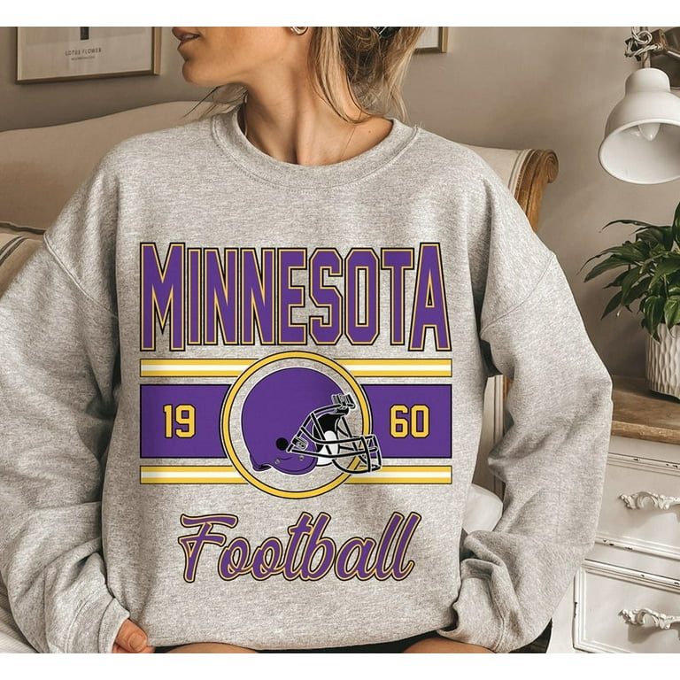 Minnesota Vintage Sweatshirt Classic Minnesota Football Sweater Minnesota Football Crewneck Minnesota Football Sweatshirt for Women