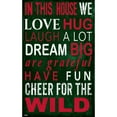 thumbnail image 1 of Minnesota Wild 11" x 19" In This House Sign, 1 of 1