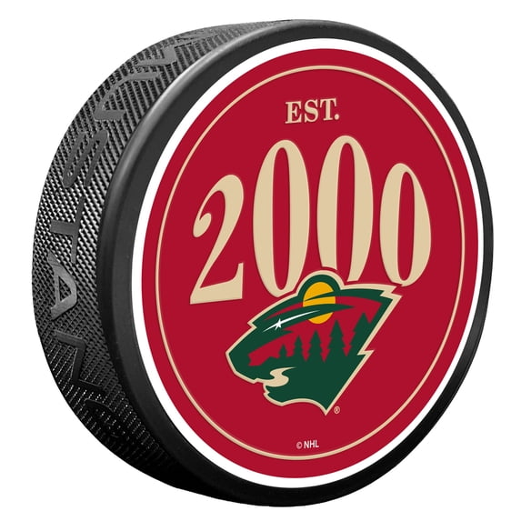 Minnesota Wild Founding Year Puck